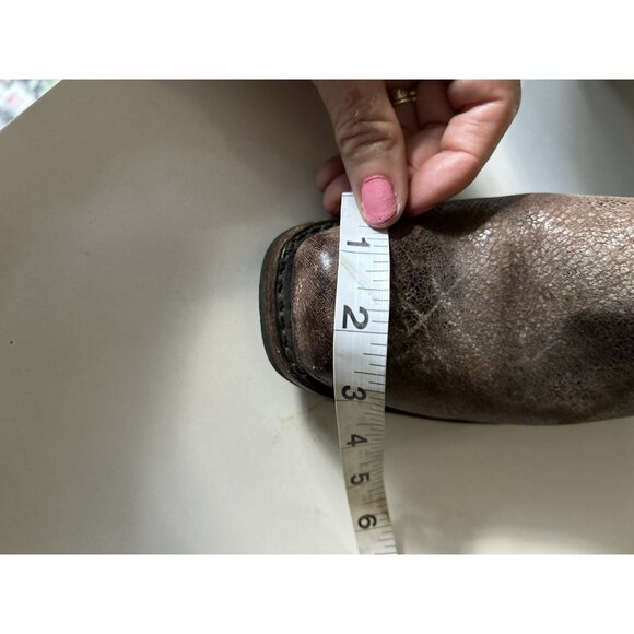 Frye boots women 7.5 square toe cowboy Western Barn Riding Equestrian harness - Picture 14 of 14